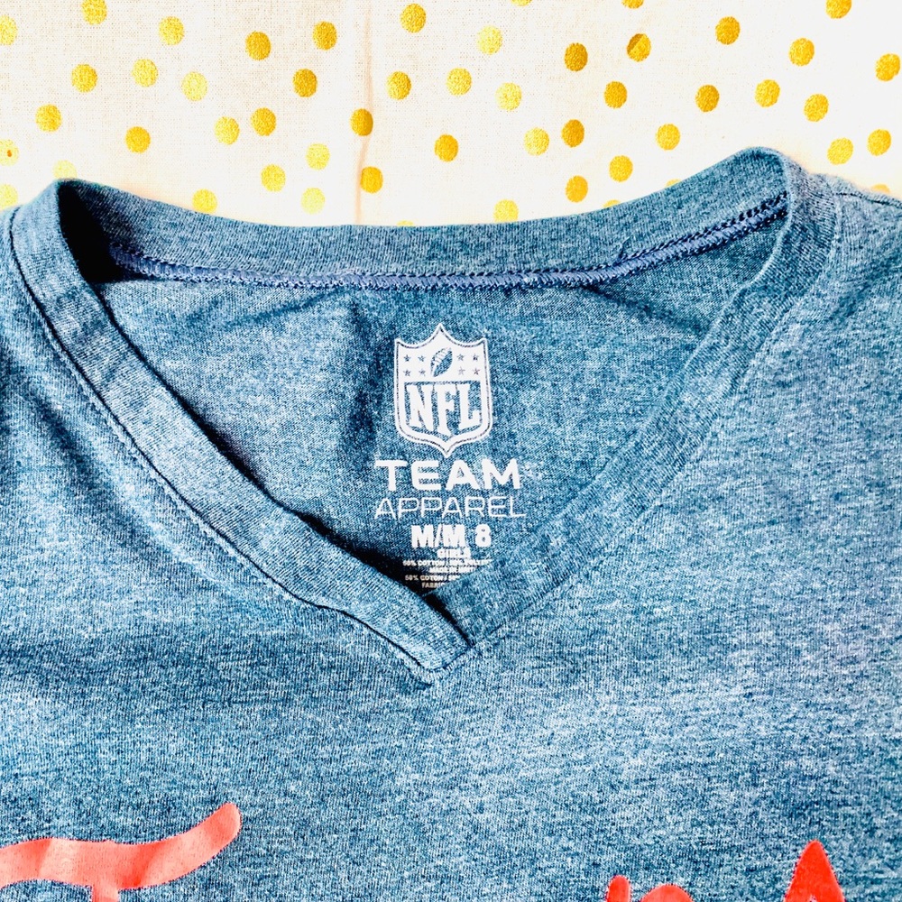Texans Kids V-Neck Short Sleeve Top - Picture 4 of 4